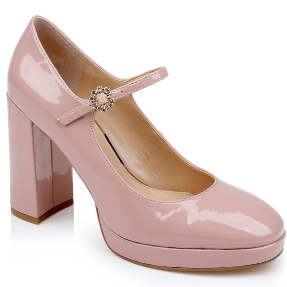 Jewel Badgley Mischka Shoes - Jewel Badgley Mischka Trisha Mary Jane Platform Pumps
